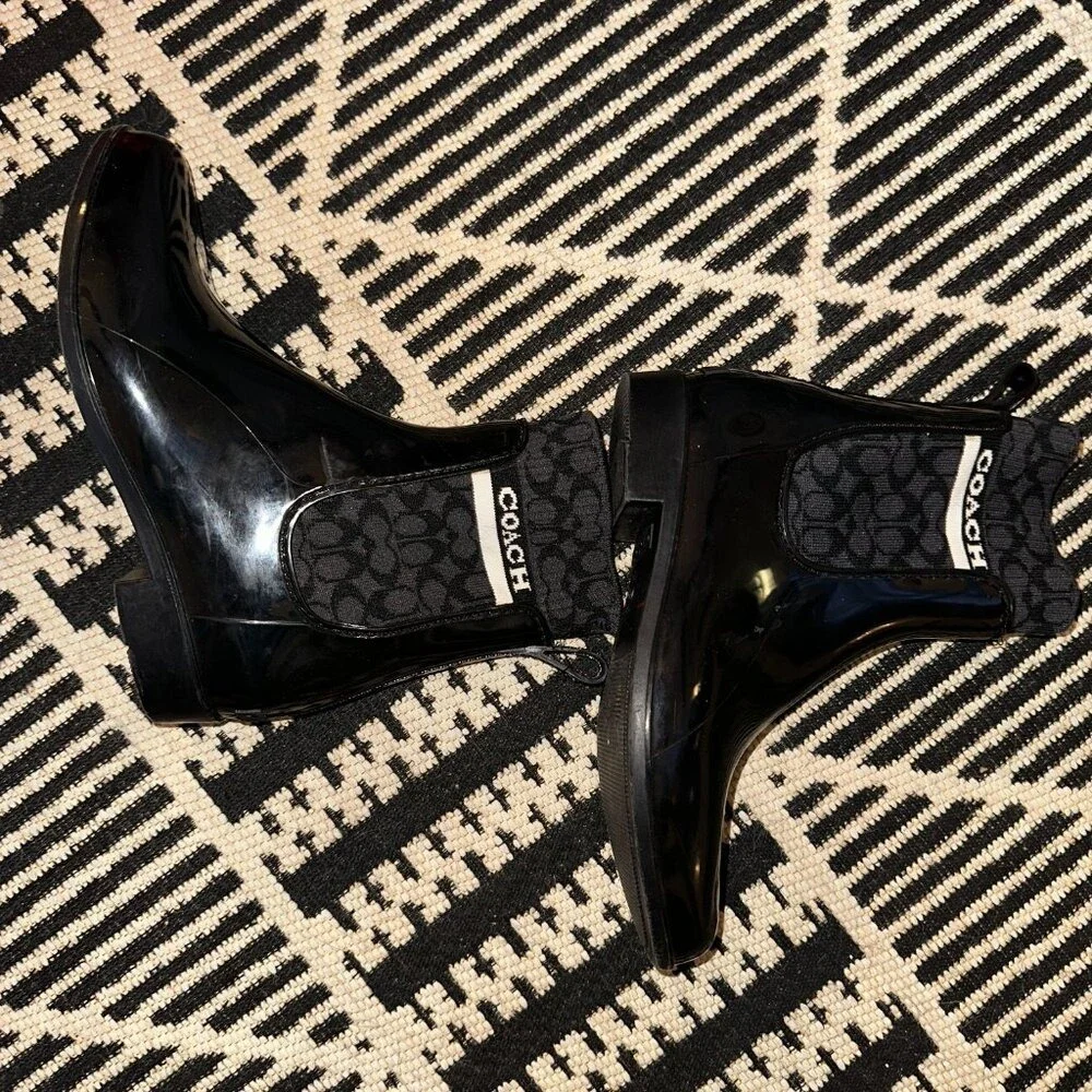 Coach Rivington Rain Bootie size‎ 6